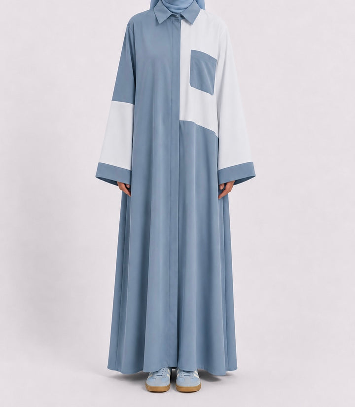 Bleu jean / bleu ciel
